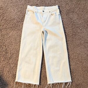 Stylish Cream Women's Jeans